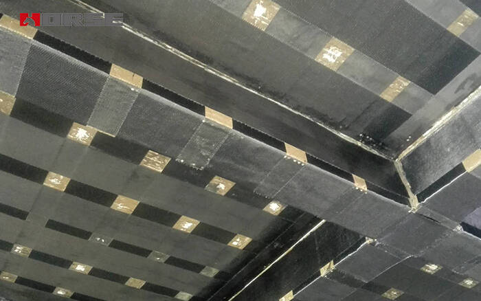 Carbon fiber retrofitting of concrete beams and slabs  Carbon fiber retrofitting of concrete beams and slabs  Project overview  Because the owner needs to change the use function, the medical equipment should be installed on the six floor, but the original six floor structure can not meet the installation needs of the equipment. In order to meet the needs of the function (installation medical equipment), carbon fiber retrofitting for the original six storeys structure (beam and slab).    Materials  HM-30 carbon fiber fabric  HM-180C3P carbon fiber adhesive
