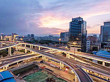 สะพานลอย Gulou เสริมแผ่นลามิเนต CFRP อัดแรง