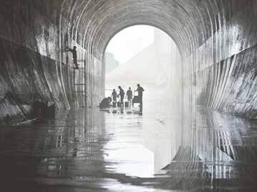 เทคนิคการปลูกเสาเข็มในการเสริมความแข็งแรงอุโมงค์ระบายน้ำ