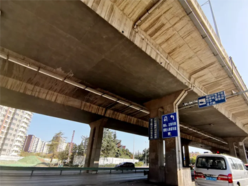 แผ่นคาร์บอนอัดแรงสำหรับซ่อมแซมและเสริมกำลังสะพานลอยซีหลิ่ว