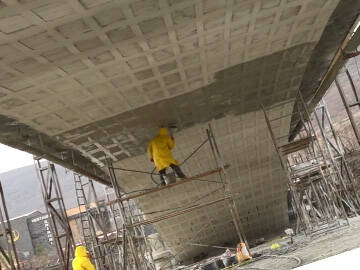 การเสริมความแข็งแรงของสะพานโดยใช้แผ่นลามิเนต/แผ่น CFRP