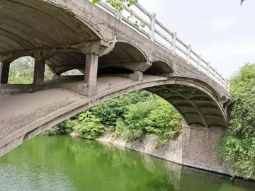 แผ่นเหล็กเสริมสะพานเก่า - แผ่นเหล็กยึดติดด้วยกาว