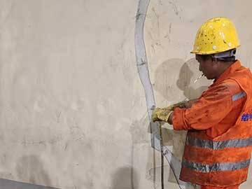 การซ่อมแซมและรักษารอยแตกร้าวในอุโมงค์ด้วยกาวฉีด