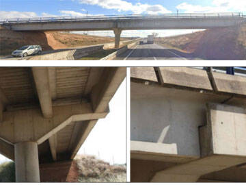 การเสริมแรงเฉือนคาร์บอนไฟเบอร์ของ overpass ที่เน้นล่วงหน้า